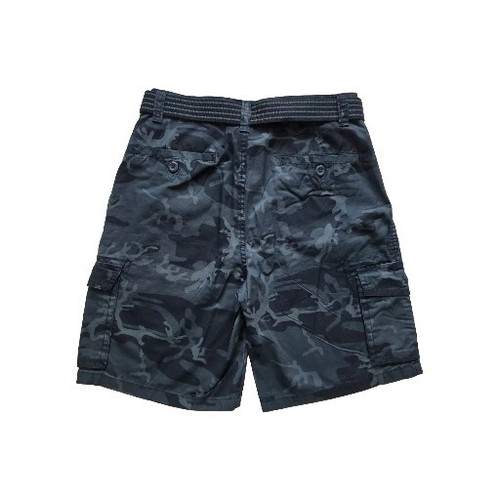 Ring Of Fire Belted Shorts Boys Size 16 Navy Camo Cargo Pants - Picture 2 of 4