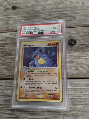 PSA 6 2004 Pokemon EX Nidoqueen Holo Fire Red & Leaf Green
