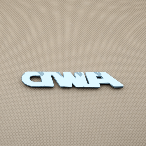 3D Metal Mate Negro AWD Letras Logotipo Insignia Coche Maleta Trasera Maleta Pegatina Calcomanía - Imagen 5 de 5