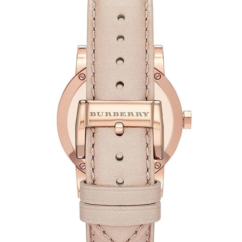 Burberry Leather Strap Unisex City Beige Watch BU9014 for 