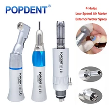 Dental Slow Low Speed Handpiece Contra Angle Straight Air Motor Kit NSK Style 4H