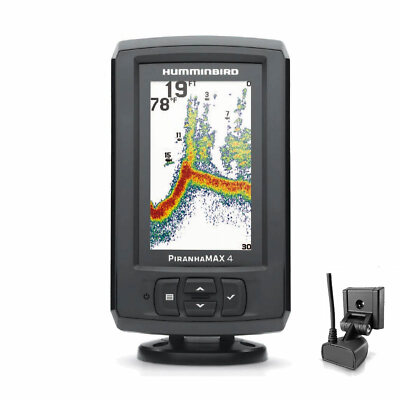 Humminbird Echolot Komplett mit Geber Fischfinder - PiranhaMax 4