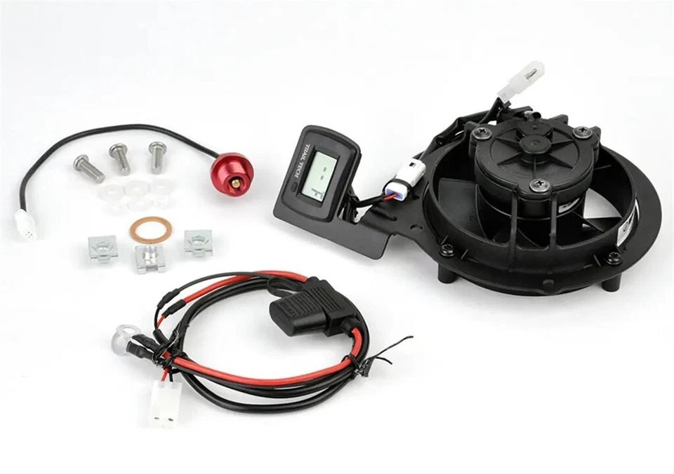Kit de ventilador de radiador Trail Tech 732-FN6 TTO actualización para Honda CRF450X 2005 2006 Foto 2 de 4