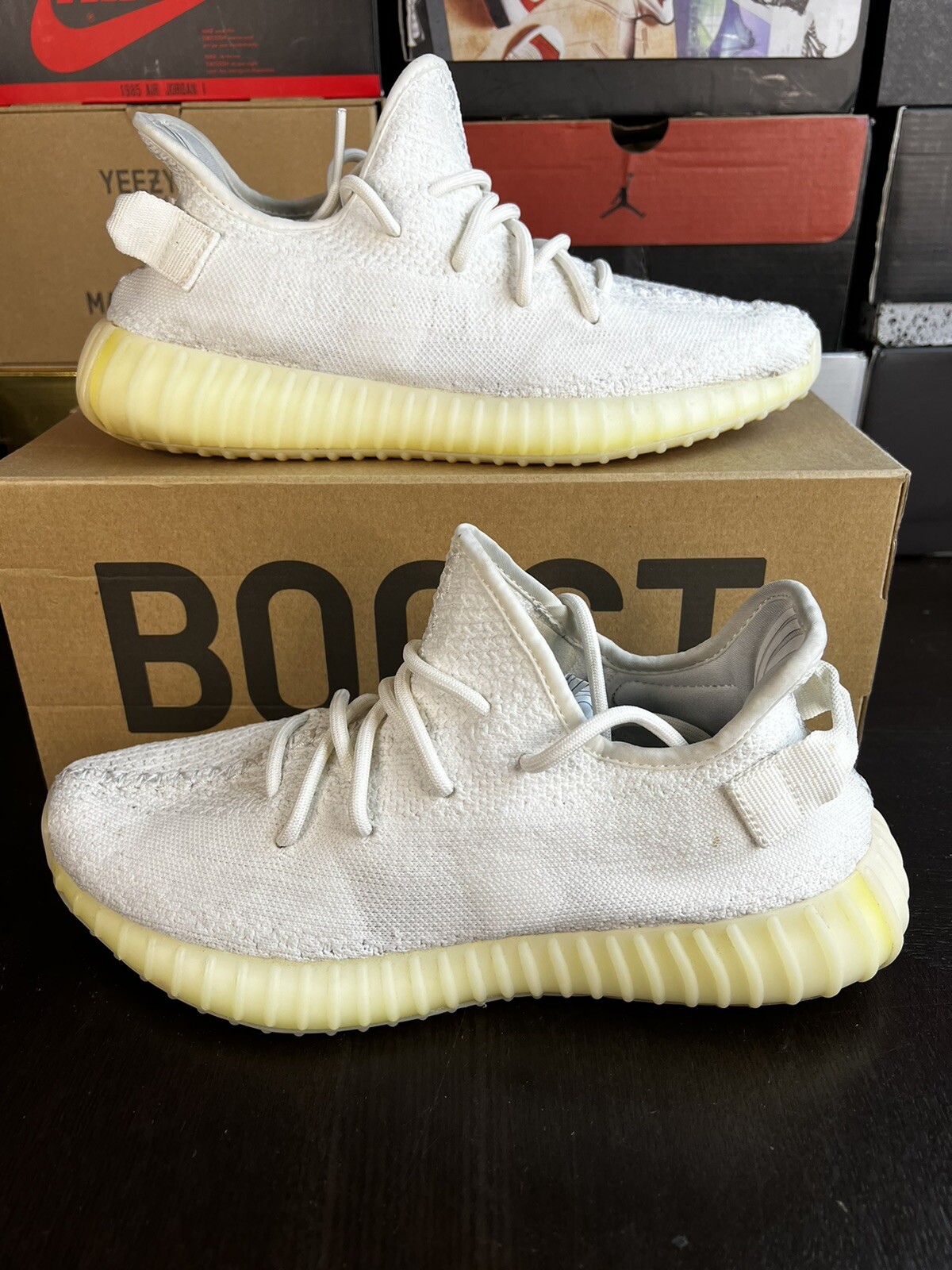white yeezys ebay