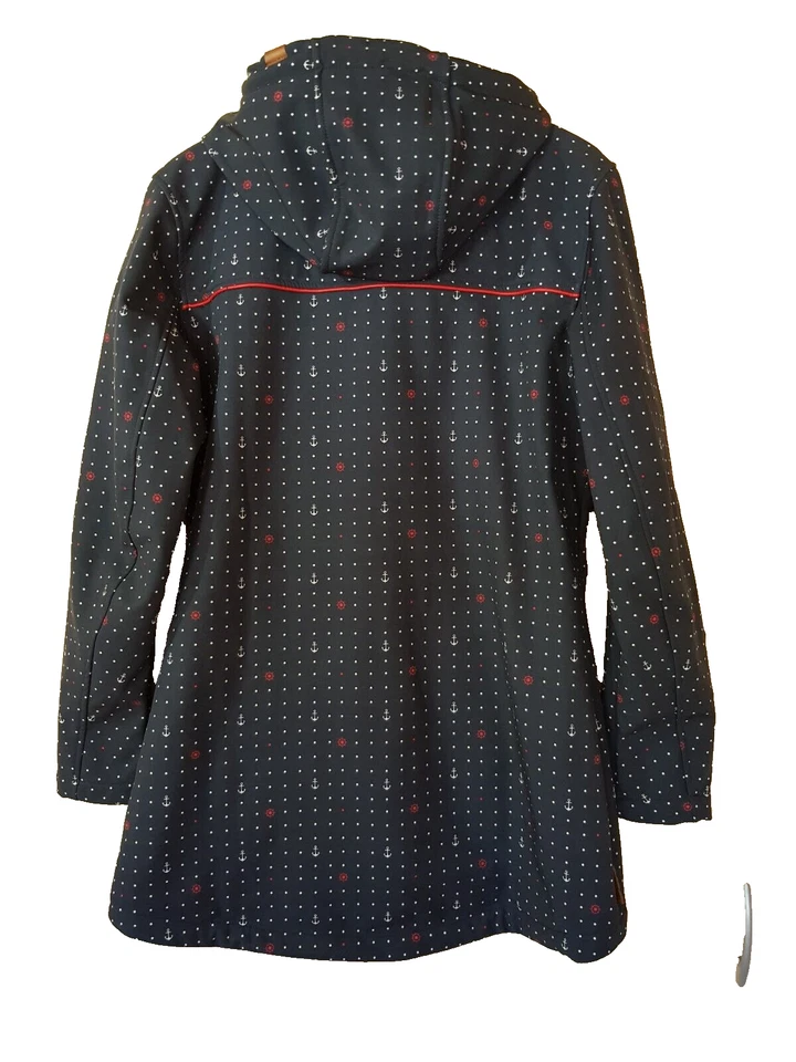 Alife & Kickin  Damen Softshell-Jacke mit Kapzue Farbe blau Größe XXL NEU - Bild 3 von 4