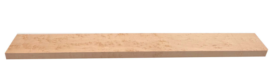Blanks (ébauches) De Manche En érable Birdseye - Dimensions 26-3/4" X 2-15/16" X 5/16" - Neuf