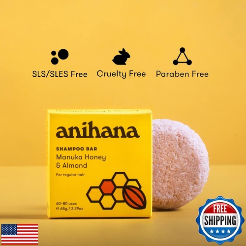 ANIHANA Shampoo and Conditioner Bars for Regular Normal Hair, Clean Purifying - Picture 4 of 5