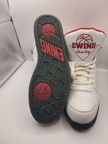 Patrick Ewing Athletics Orion Mens White Red 1EW90228-124 - Size 8 - Picture 6 of 7