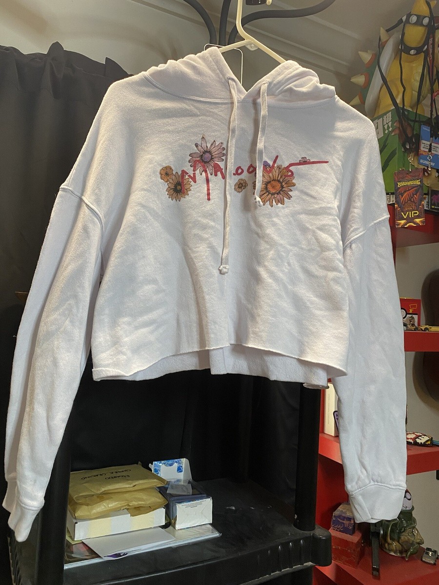 Maroon 5 Adult Medium White Hoodie Official Merchandise Band