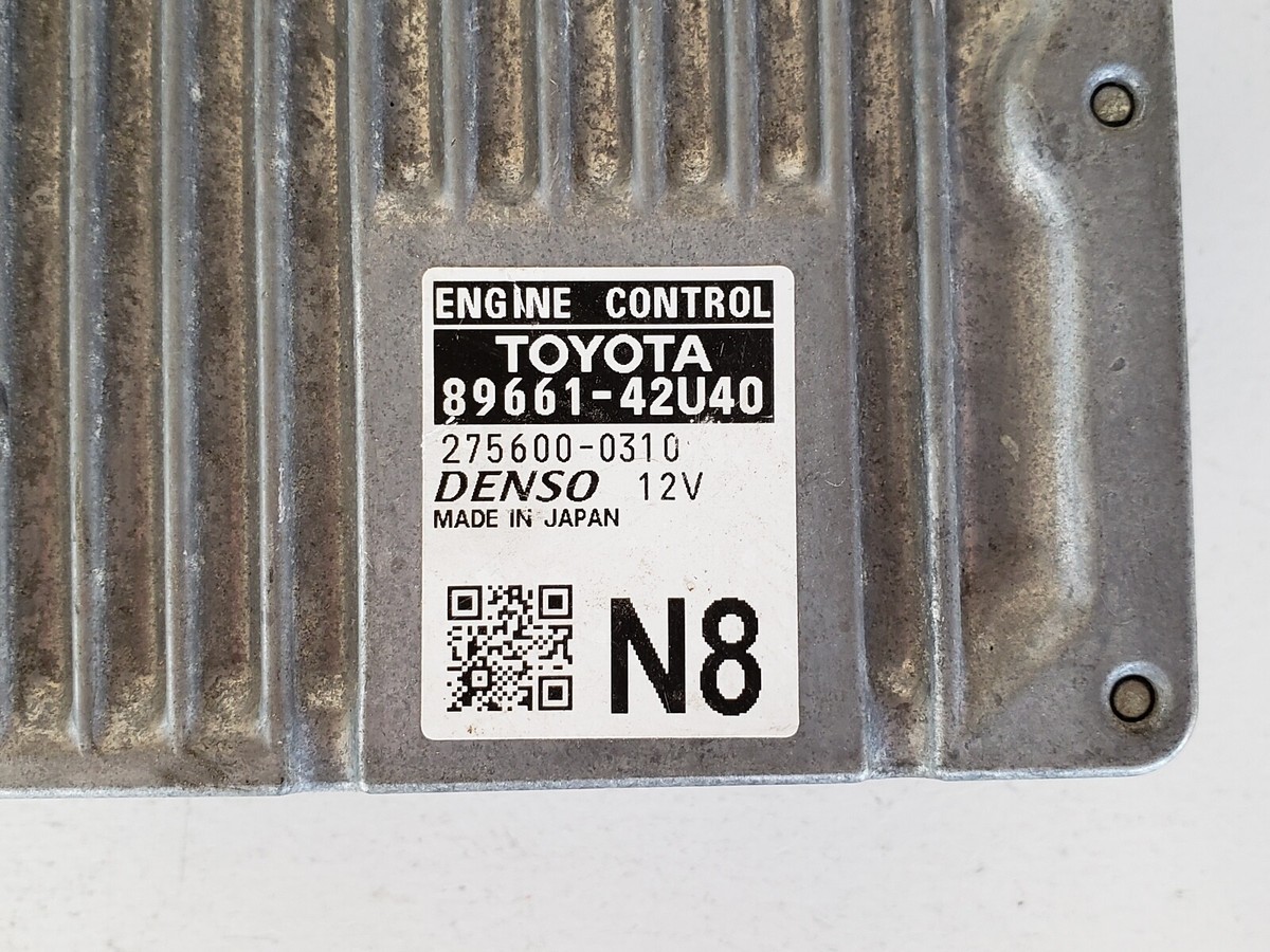 mi確認ページ 2014 Toyota Rav4 89661-42U40 Computer Brain Engine Control