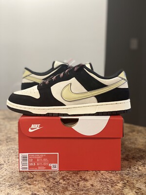 Nike Dunk Low ブラック/ゴールド Nike Women's Dunk Low LX Black / Team Gold Low Top Sneakers & Trainers