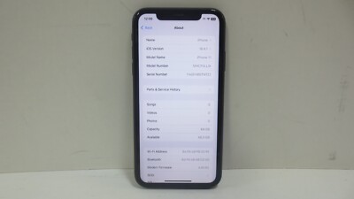 Apple iPhone 11 64GB 18.4.1 Black MHCP3LL/A (Unlocked) | eBay