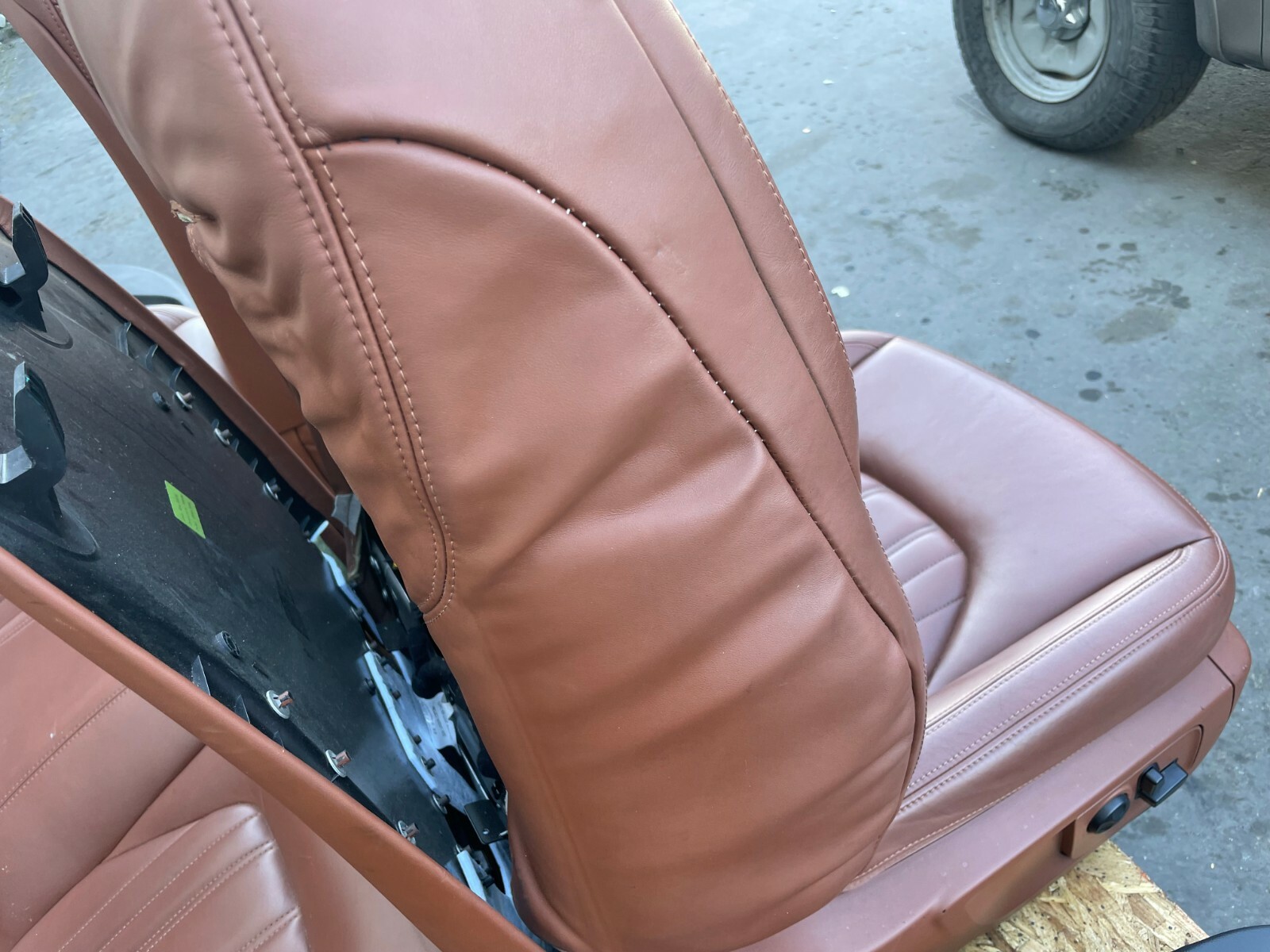 LEATHER SEAT SEATS W/DOOR PANELS SET BROWN 45K 14-17 MASERATI GHIBLI S Q4 3.0L