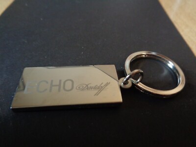 Echo Davidoff Schlüsselanhänger (Neu) silberfarben massiv!