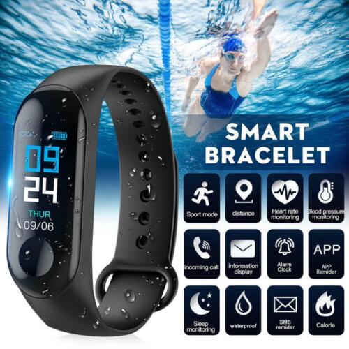 Smart Watch Blood Pressure Heart Rate Monitor Bracelet Wristband for Sport - Picture 1 of 15