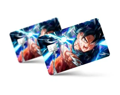BELLEIMPRESSION Dragon Ball Goku Kamehameha Card Skin | Meme | Credit Card Sticker | Credit