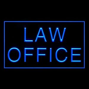 Law Office Neon SignJantec32" x 13"Legal Lawyer Laws Services Money $