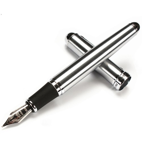 Jinhao X750 Classic Matte Frosted Metal Fountain Pen Fine Nib 0.5mm Writing Gift - Picture 6 of 22