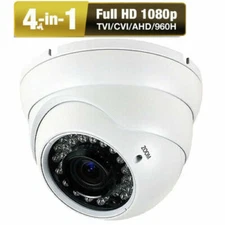 HDTVI 2.6MP 1080P OSD Vandal Proof Varifocal 4-in-1 36IR Security Camera System