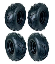 16x8-7 Tire Rim Assembly Taotao Kandi Redcat Sunl Kazuma 50cc - 125cc ATV Quad