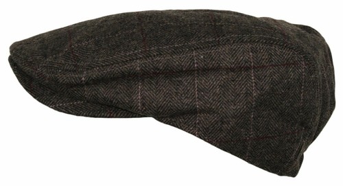 Klassische Herren Wollmischung kariert Tweed Zeitungsjunge Efeu Gatsby Cabbie Fahren Golfmütze - Bild 2 von 17