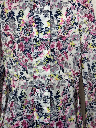Joules Right As Rain Floral Print Rain Jacket Women’s size US 6/ UK 10 - Picture 6 of 19