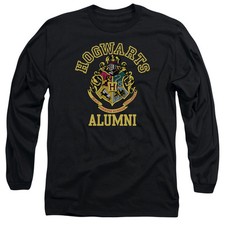 HARRY POTTER HOGWARTS Licensed Adult Men's Long Sleeve Graphic Tee Shirt SM-3XL