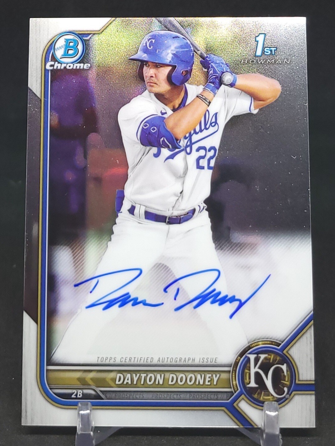 2022 Bowman Chrome Dayton Dooney 1st Rookie RC Autograph #CPA-DDO Royals
