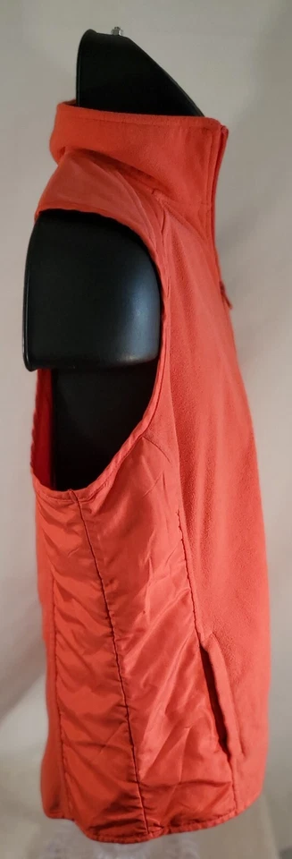 Жилет женский Tek Gear с флисовой подкладкой без рукавов с ложным вырезом на молнии большой персиковый - Изображение 4 из 4