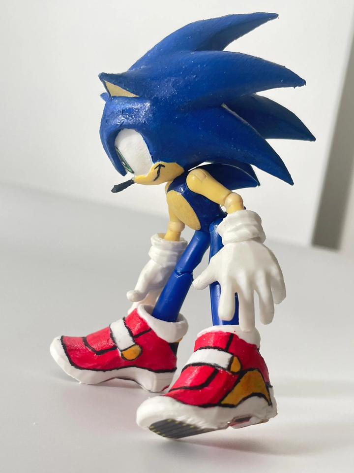 Sonic The Hedgehog Custom 3D Printed Jakks Pacific Sonic Inspired ...