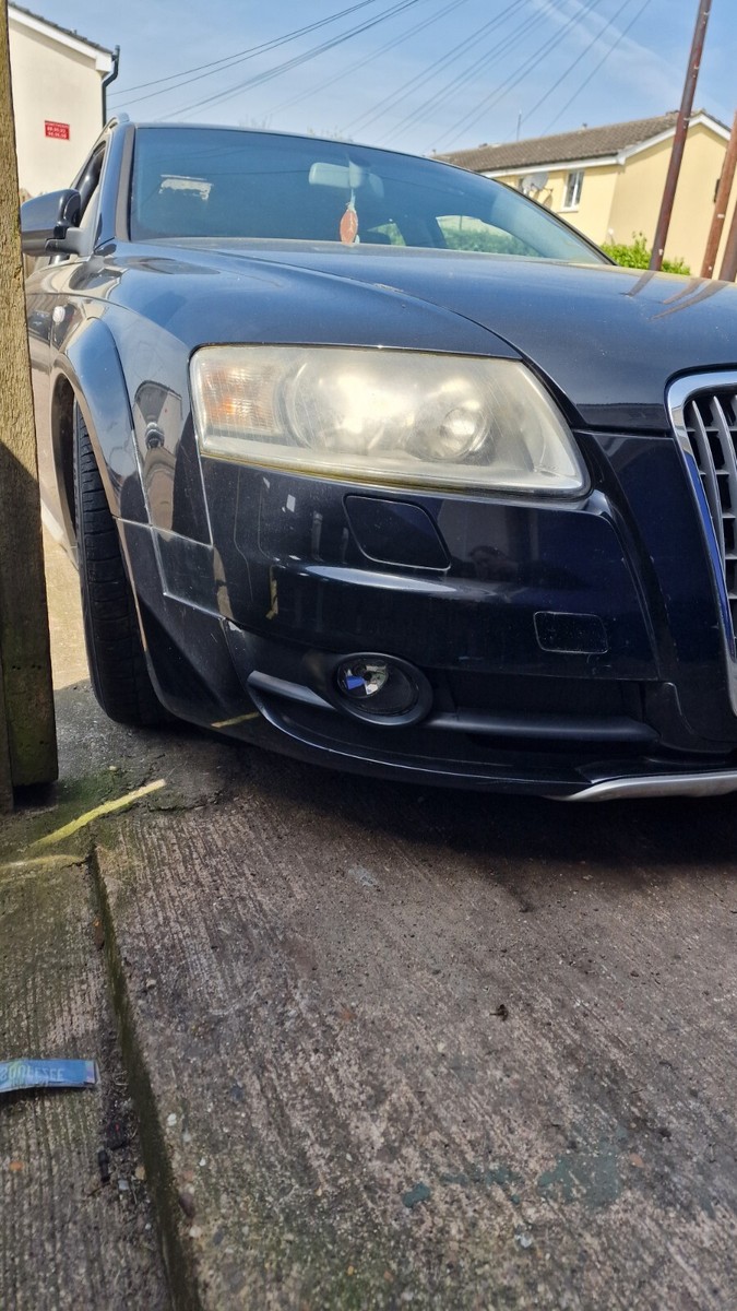 2007 Audi A6 C6 Allroad Front Bumper Complete In Black Colour Code 