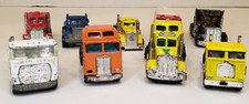 Vtg Diecast Trucks Hot Wheels, Universal, Yatming, Matchbox, Unbranded, Lot of 9