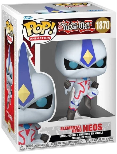 Elemental Hero Neos #1870 Yu-Gi-Oh! Funko Pop! with protector