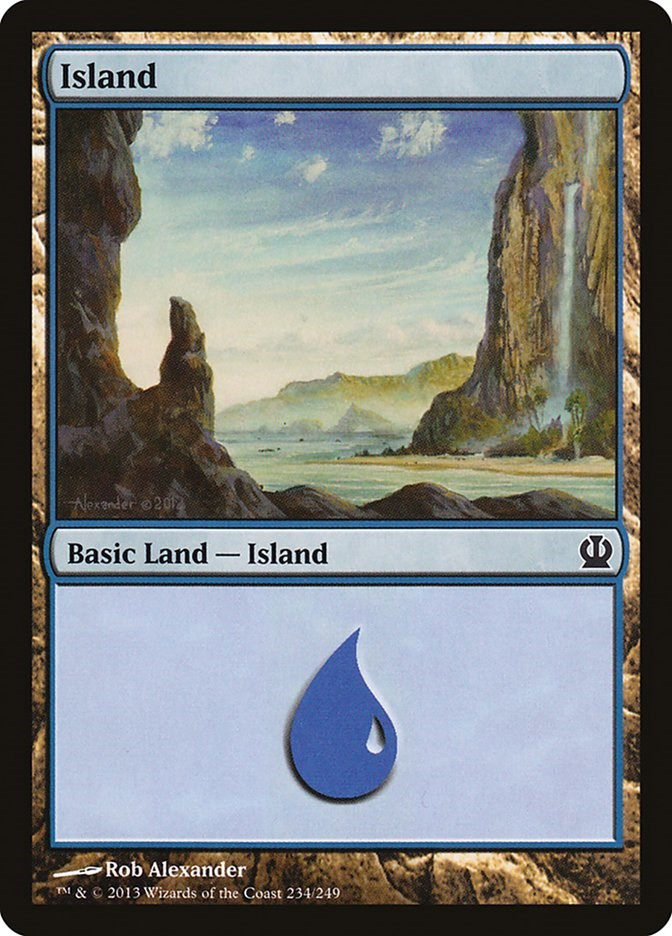2013 MTG Island Theros 237/249 Regular Land