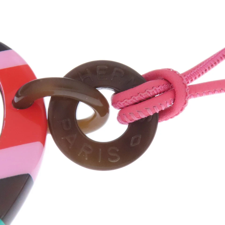 HERMES H Equip Collar Colgante Cuerno de Búfalo Damas [Usado] Foto 3 de 4