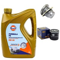 MotoröL Filter Set 5W-30 4 Liter + ÖLablassschraube FüR Renault Clio I Twingo I