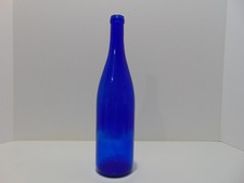 Cobalt Blue Glass Empty Wine Bottle 750 ML 9433 56 24 On The Bottom