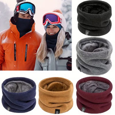 Warm Knitted Scarf Thickened Plush Windproof Winter Neck Gaiter Cold-proof USA