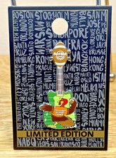 Hard Rock Cafe Pin guitar LIMITED EDITION  football NOVEMBER JACKPOT WINNER
