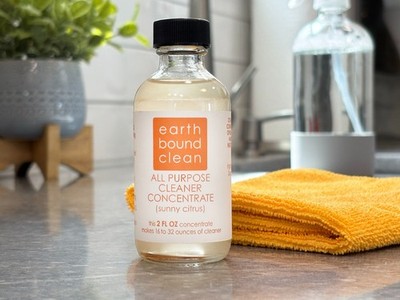 EARTH BOUND CLEAN All Purpose Cleaning Concentrate Kitchen Bathroom Non Toxic