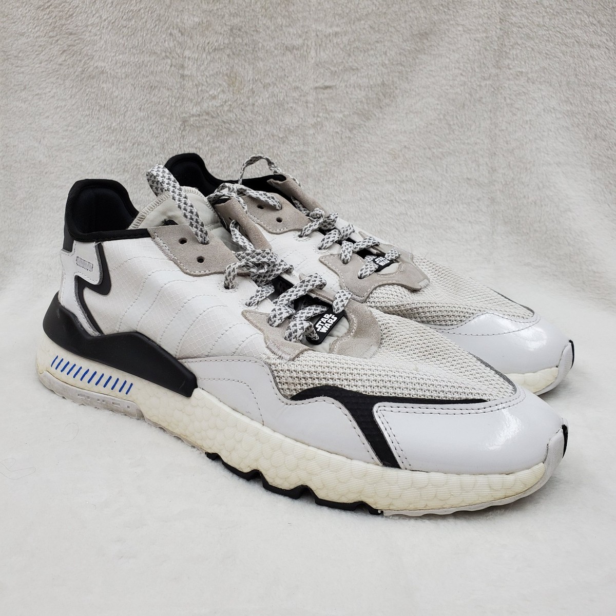 Adidas Shoes Men's Size 12 White Nite Jogger x Star Wars Storm