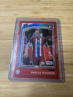 Marcus Pedersen 2024-25 Panini Donruss Optic FIFA Rookie Norway Red Prizm /299