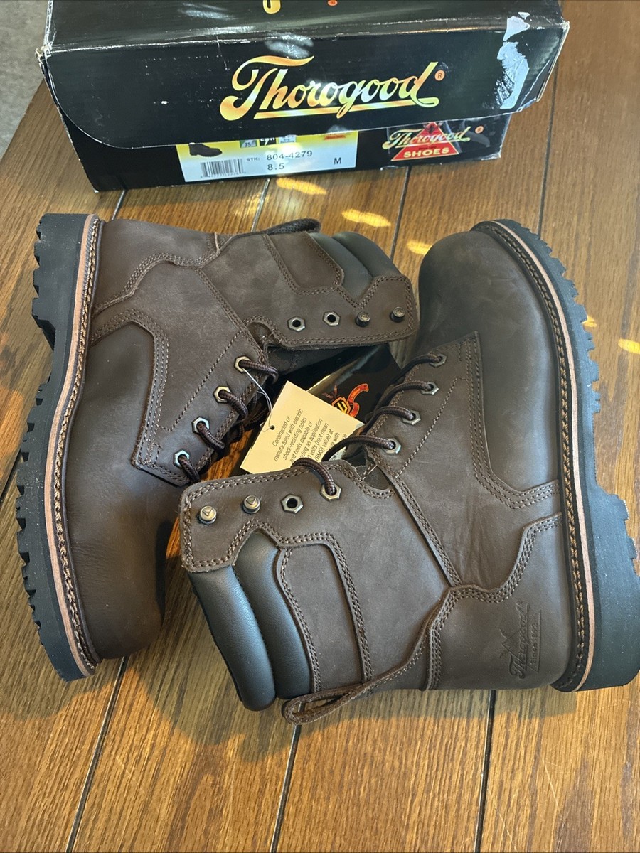 Thorogood 8” Sport Hiker Safety Toe Boots 8.5 Men display picture 2