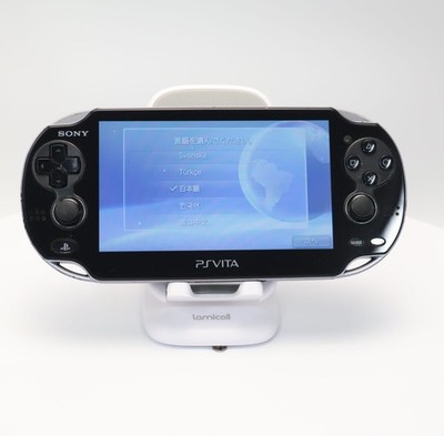 PS Vita PCH-1000 Sony PlayStation Crystal Black Console Only Region Free 430