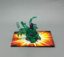 Bakugan Ingram 650G Translucent Green Ventus Shun Evolution Battle Brawlers READ