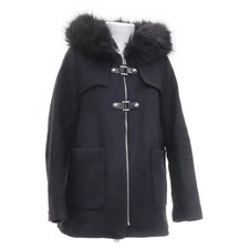 Zara Woman, Dufflecoat, Damen, Größe: L, Schwarz, Elasthan/Polyester #fkx