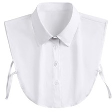Fake Collar Detachable Dickey Blouse Half Shirts Peter Pan Faux False Collar
