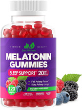Melatonin 20Mg Gummies for Adults 120 Count - Maximum Strength Sleep Gummies