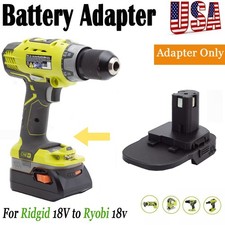 Battery Adapter For Ridgid 18V 20V Li-ion Battery to Ryobi 18V Power Tools New