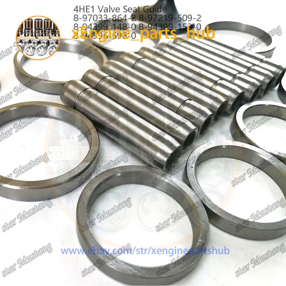 4HE1 Engine Valve Guide Seat 8-97219-509-2 8-94399-148-0 For Isuzu - Image 3 of 4
